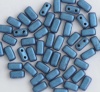 Brick Blue Jet Metallic Suede Blue 23980-79031 Czech Mates Beads x 50